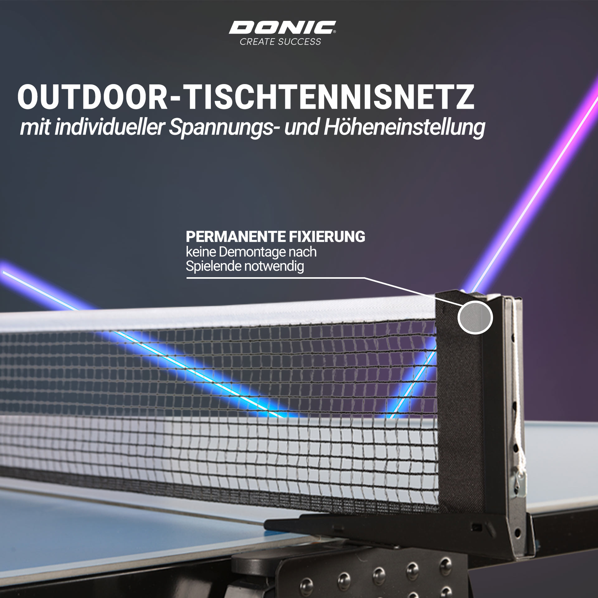 DONIC OUTDOOR ROLLER 800 -5 Tischtennisplatte